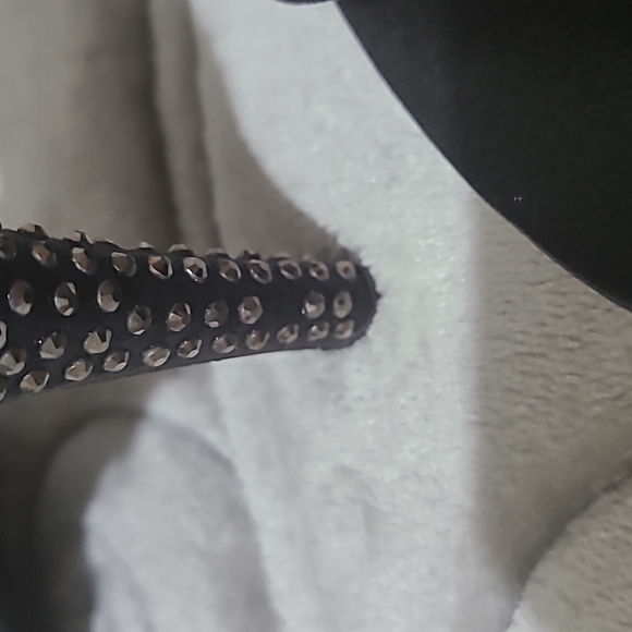 Black Rhinestone Heels - Picture 4 of 6